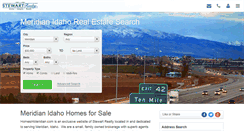 Desktop Screenshot of homesinmeridian.com